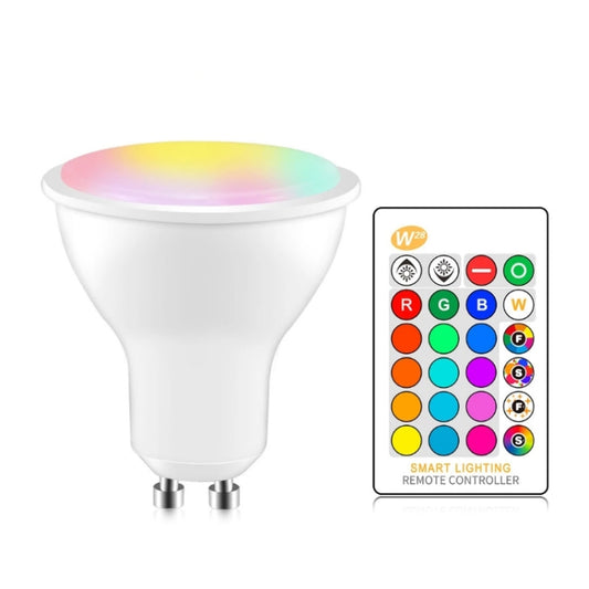 GU10 8W AC85-265V  Dimmable LED Spotlight Remote Control  Holiday Decoration Home Lighting