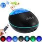 HMT-01  Remote Control Lucky Stone Ocean Projection Light LED Colorful Atmosphere Night Light USB Multifunctional Bluetooth Speaker