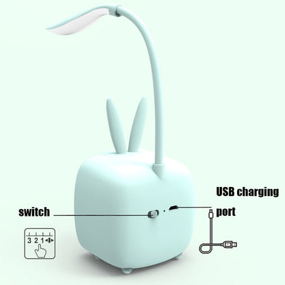 2 PCS Cute Pet USB Table Lamp Energy-Saving Eye Protection LED Bedroom Dormitory Night Light, Random Color Delivery