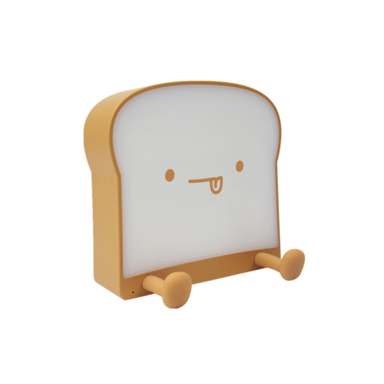 F-L-01 Toast Bread Night Light With Mobile Phone Holder Children Bedroom Timing Sleep Light