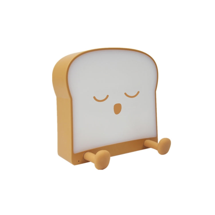 F-L-01 Toast Bread Night Light With Mobile Phone Holder Children Bedroom Timing Sleep Light