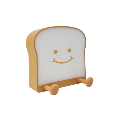 F-L-01 Toast Bread Night Light With Mobile Phone Holder Children Bedroom Timing Sleep Light