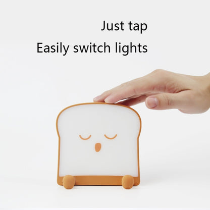 F-L-01 Toast Bread Night Light With Mobile Phone Holder Children Bedroom Timing Sleep Light