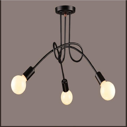 Simple Creative Cafe Room Dining Room Bedroom Living Room Wrought Iron Pendant Lamp Ceiling Light