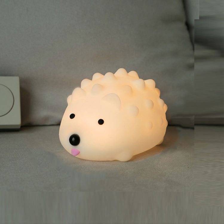 ZD-27 Cute Hedgehog Night Light Timer Dimming USB Bedside Lamp, Style: