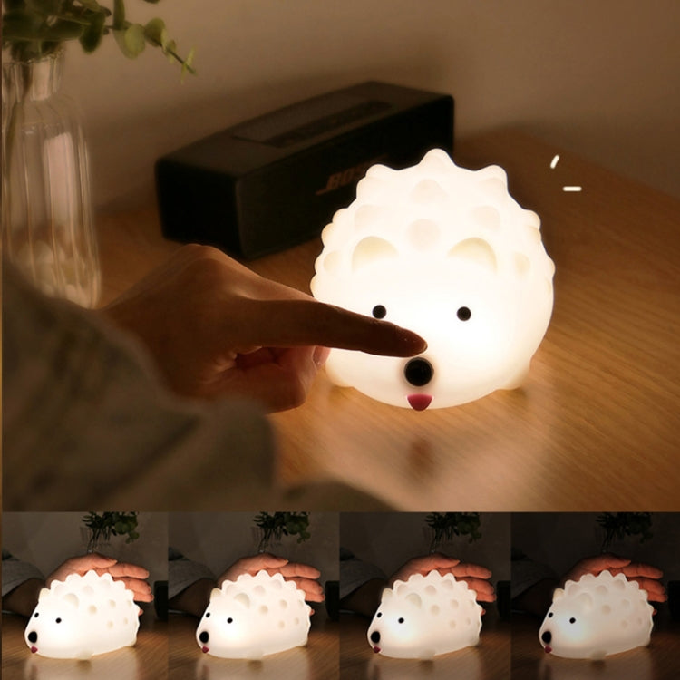 ZD-27 Cute Hedgehog Night Light Timer Dimming USB Bedside Lamp, Style: