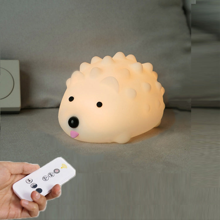 ZD-27 Cute Hedgehog Night Light Timer Dimming USB Bedside Lamp, Style: