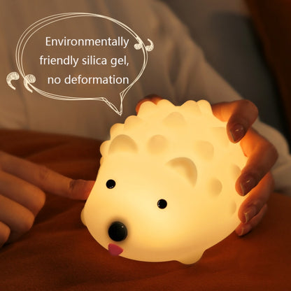 ZD-27 Cute Hedgehog Night Light Timer Dimming USB Bedside Lamp, Style: