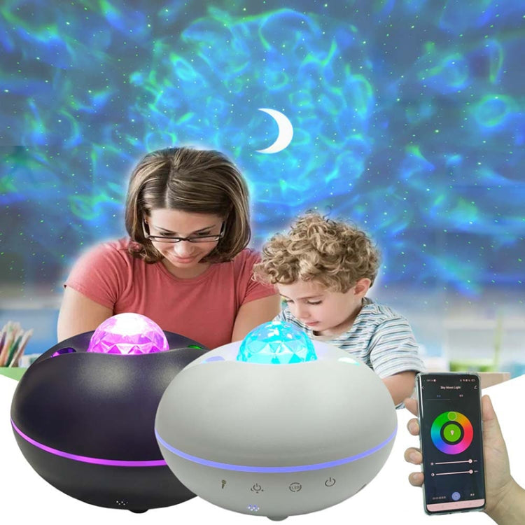 SC526 LED Starry Remote Control  Water Pattern Projection Lamp Graffiti Smart Starry Sky Light Wireless Night Light