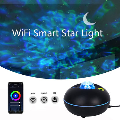 SC526 LED Starry Remote Control  Water Pattern Projection Lamp Graffiti Smart Starry Sky Light Wireless Night Light