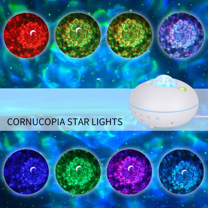 SC526 LED Starry Remote Control  Water Pattern Projection Lamp Graffiti Smart Starry Sky Light Wireless Night Light