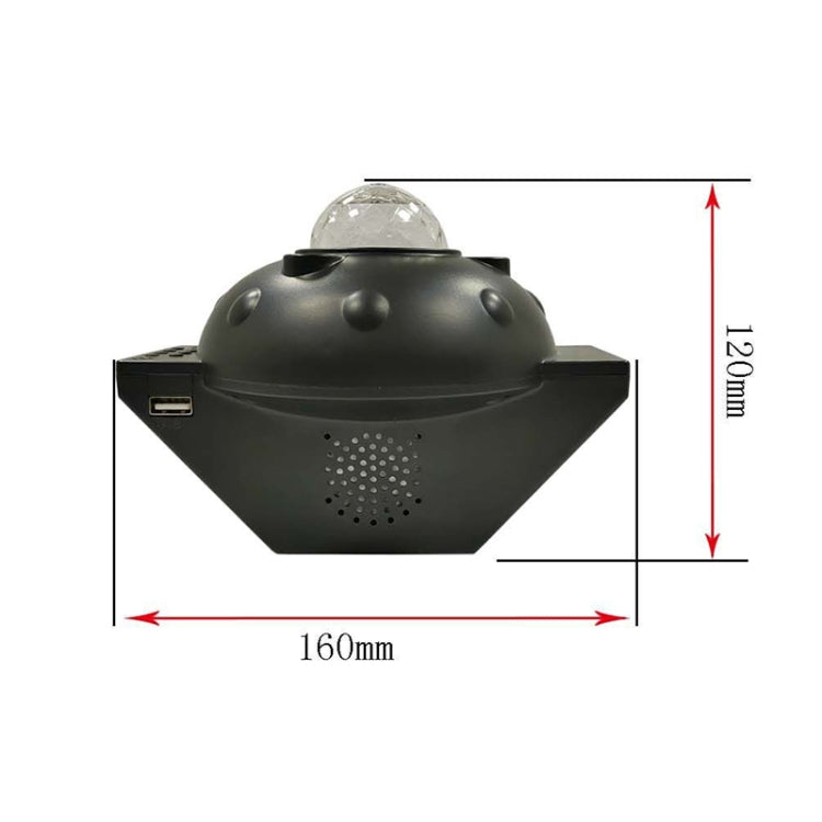 SC522-01 USB Bluetooth Music Watermark Starry Sky Projection Light LED Stage Light Night Light