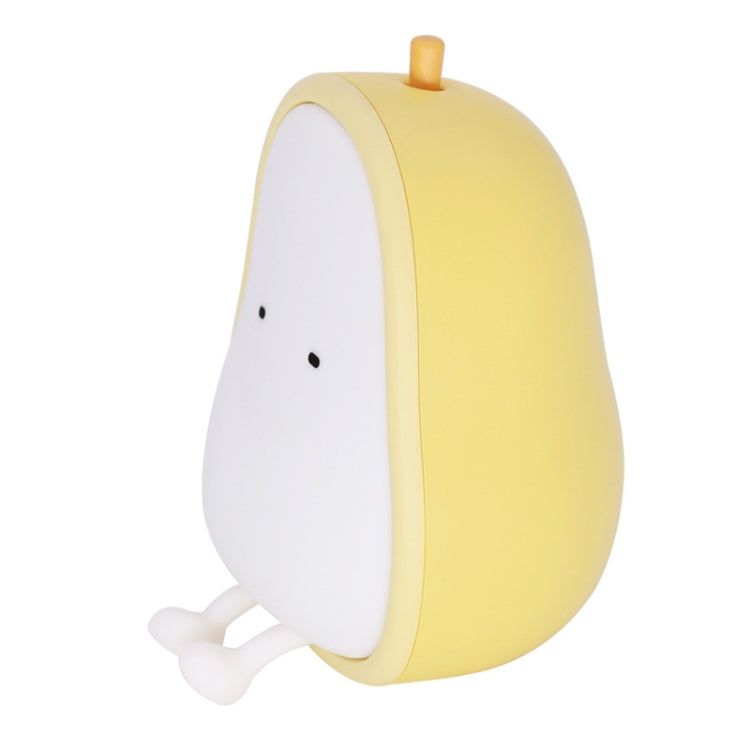 Pear Shape Night Light Silicone Soft Bedroom Warm Light LED Night Light