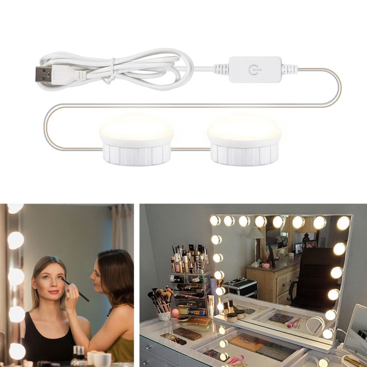 Mirror Front Light Dimmable Makeup Mirror USB Touch Control Light