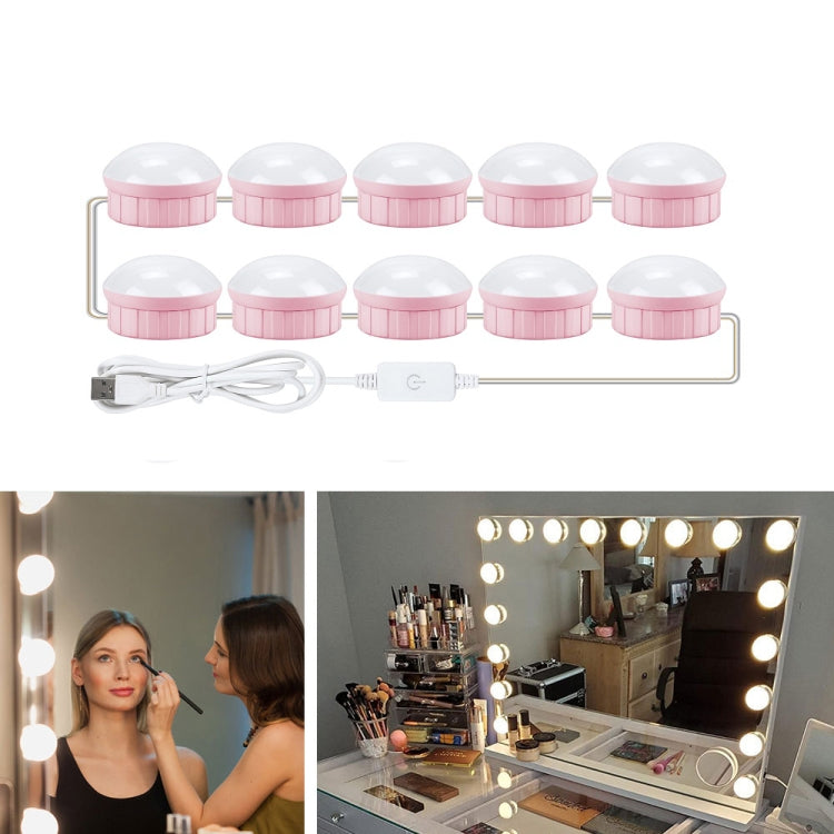 Mirror Front Light Dimmable Makeup Mirror USB Touch Control Light