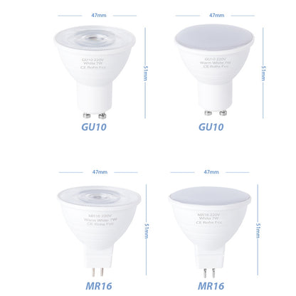 LED Light Cup 2835 Patch Energy-Saving Bulb Plastic Clad Aluminum Light Cup