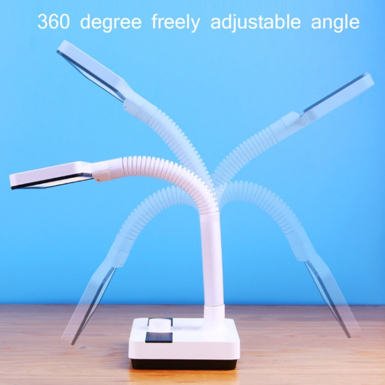 YAGE T104 LED Cold & Warm Light Eye Protection Table Lamp USB Rechargeable Dual-Use Stepless Dimming Table Lamp