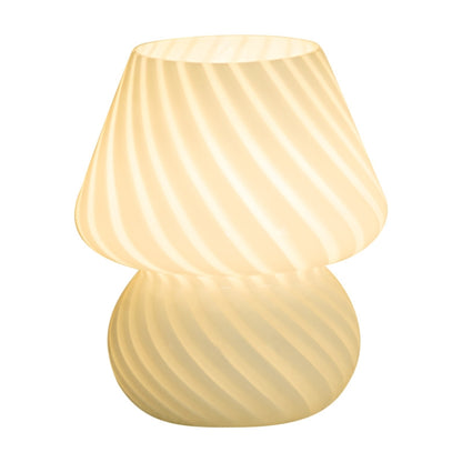 PJ-104 5W Mushroom Glass Bedroom Bedside Table Decoration Table Lamp, CN Plug, Specification：