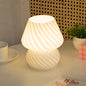 PJ-104 5W Mushroom Glass Bedroom Bedside Table Decoration Table Lamp, CN Plug, Specification：