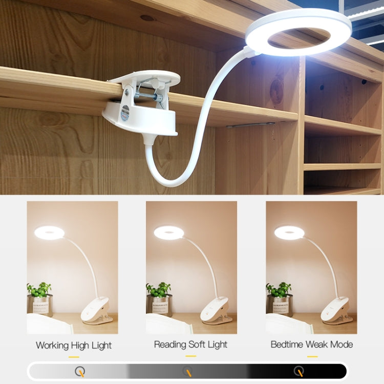 YAGE YG-8102 2W 18LEDs Touch Switch 3-Level Dimming Clip Desk Lamp Eye Protection LED Light