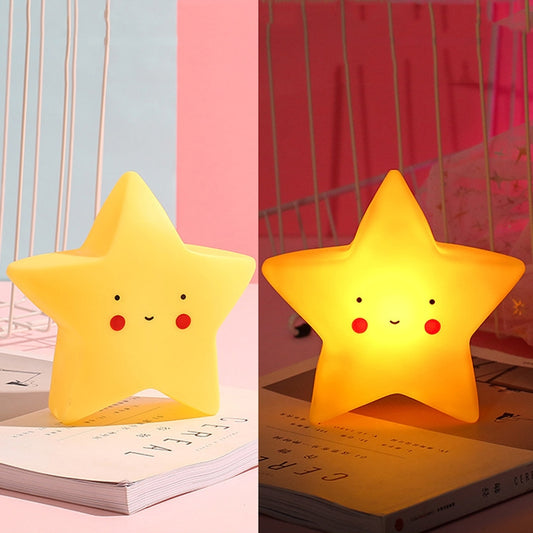 3 PCS Stars Night Light Baby Care Bedside Decoration Light