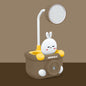 LED Mini Desk Lamp Student Dormitory With Pen Holder Sharpen Pen Desk Lamp USB Night Light