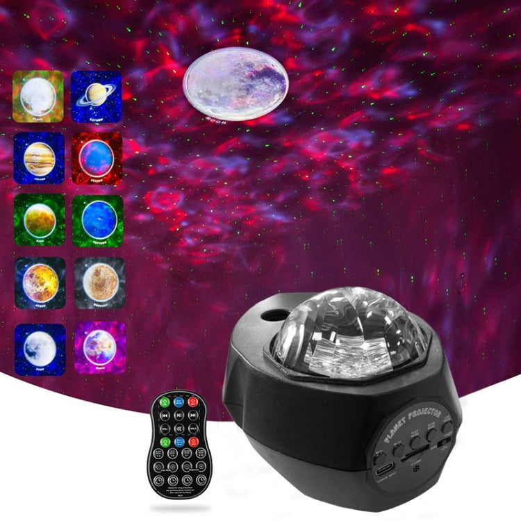 Planetary LED Aurora Bluetooth Projection Lights Remote Music Laser Lamp