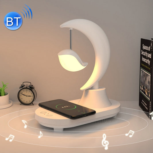 5W Bluetooth Speaker Bedside LED Colorful Atmosphere Night Light, Spec: