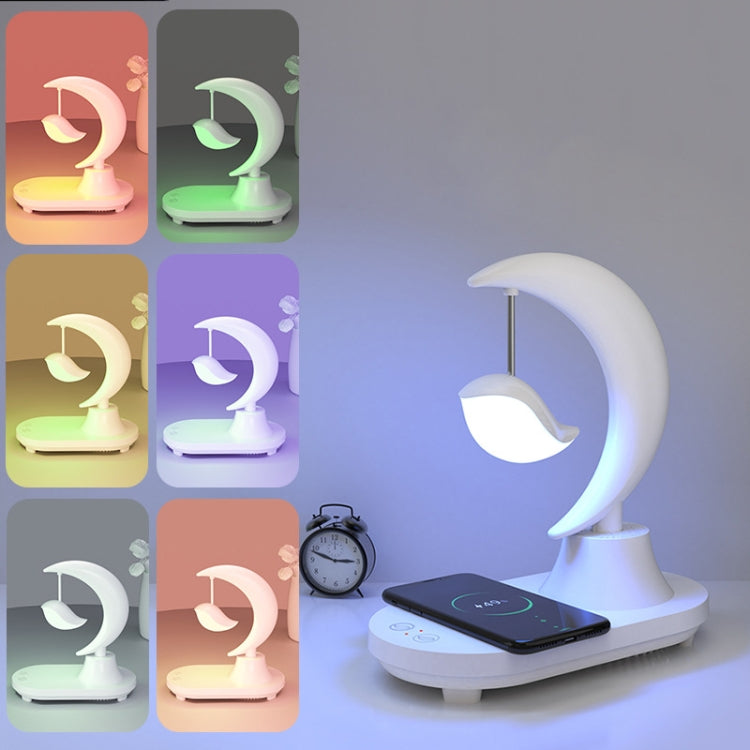 5W Bluetooth Speaker Bedside LED Colorful Atmosphere Night Light, Spec: