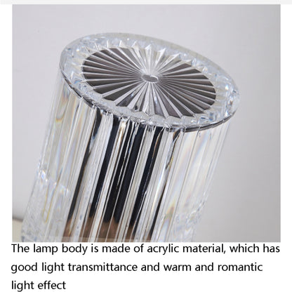 USB Charging Touch Diamond Crystal Table Lamp