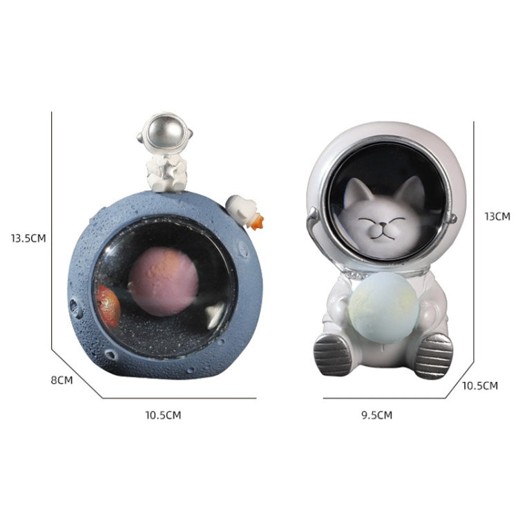 W1153 Resin Planet Night Light Home Decorations, Style: