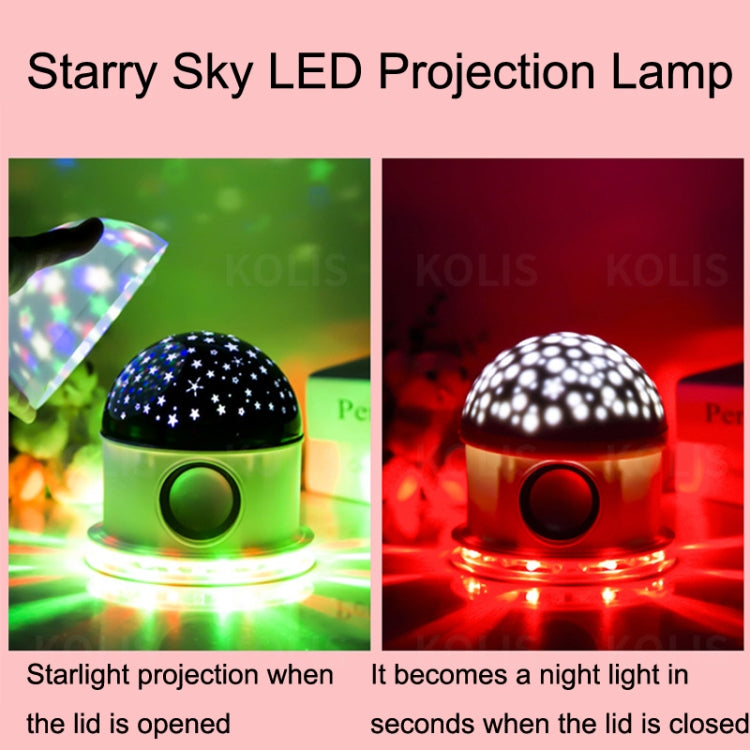 Bluetooth Music Starry Sky LED Projection Lamp, Spec: