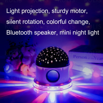 Bluetooth Music Starry Sky LED Projection Lamp, Spec: