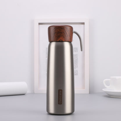 Delicate 304 Stainless Steel Wood Grain Thermos Cup