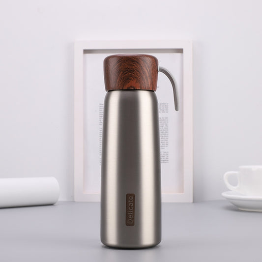 Delicate 304 Stainless Steel Wood Grain Thermos Cup