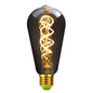 Electroplating Smoke Grey Warm Light LED Bulb Retro Lamp