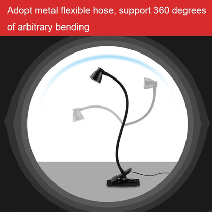 668A001 USB 360 Degree Bend Hose Desk Lamp, Spec: