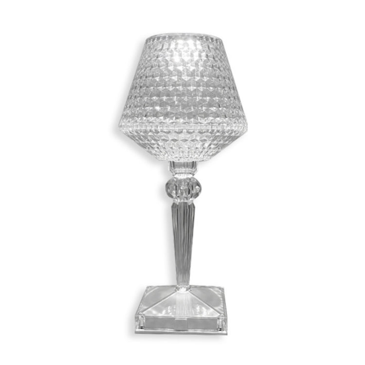 Bedside Crystal Table Lamp LED Wine Glass Night Light, Specification: