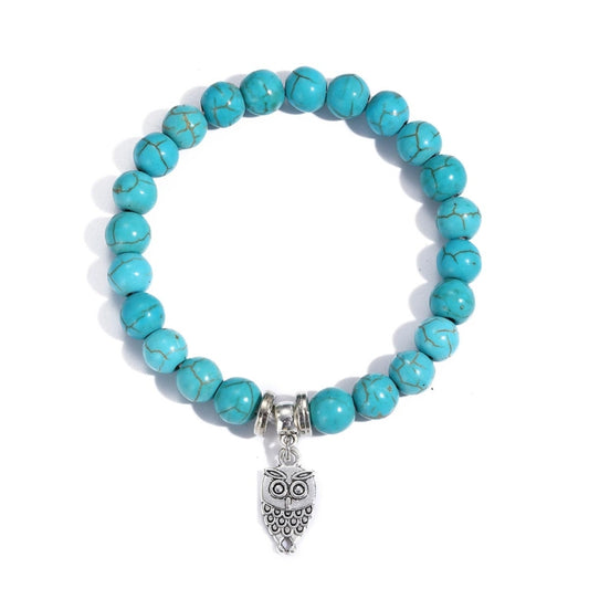 Women Beaded Bracelet Turquoise Ethnic Style Charm Jewelry