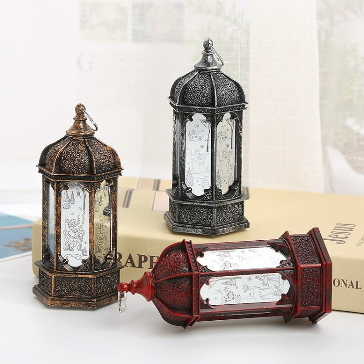 12pcs LED Electronic Candle Night Light Moroccan Style Retro Candlestick Lamp