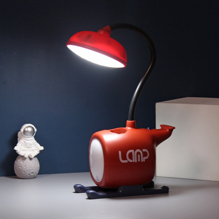 L-220902 LED Cartoon Airplane Rechargeable Eye Protection Learning Desk Lamp