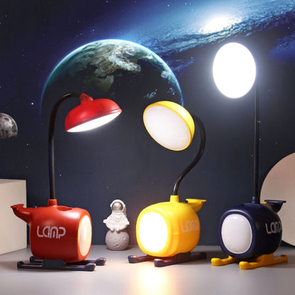 L-220902 LED Cartoon Airplane Rechargeable Eye Protection Learning Desk Lamp