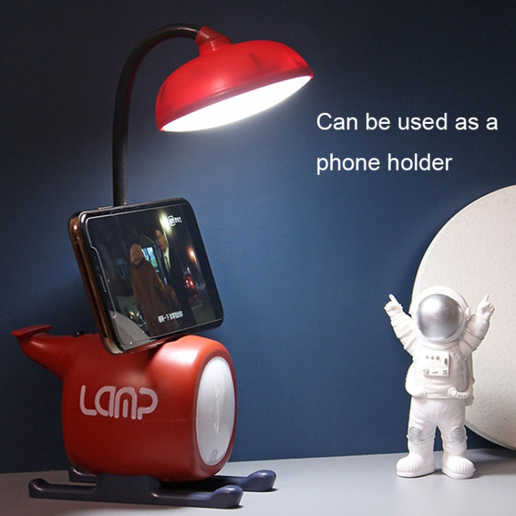 L-220902 LED Cartoon Airplane Rechargeable Eye Protection Learning Desk Lamp