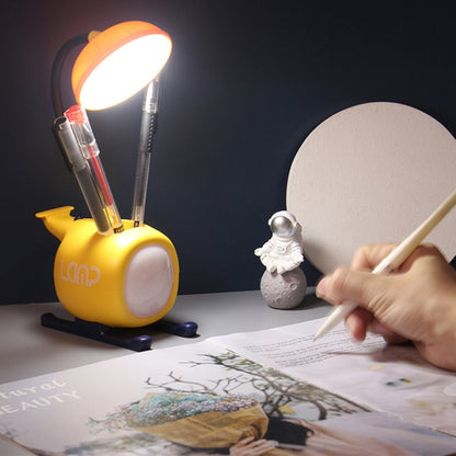 L-220902 LED Cartoon Airplane Rechargeable Eye Protection Learning Desk Lamp