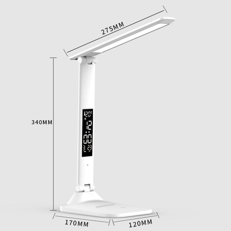 LED Intelligent Digital Display Foldable Desk Lamp, Style: