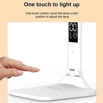 LED Intelligent Digital Display Foldable Desk Lamp, Style: