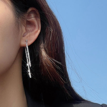 Gypsophila Tassel Earrings Long Elegant Earrings, 834 Water Drop, 836 Tassel Ear Line, 835 Rear Hanging, 837 Tassel