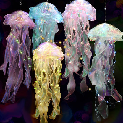 Luminous Jellyfish Lamp Finished Night Light Room Decoration Ambient Light