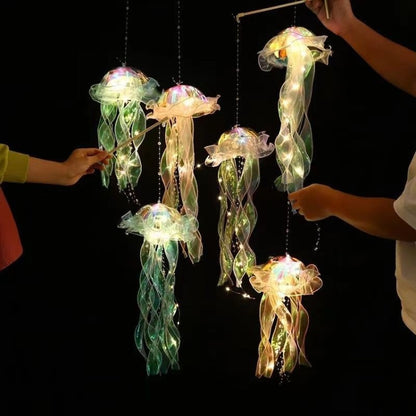 Luminous Jellyfish Lamp Finished Night Light Room Decoration Ambient Light