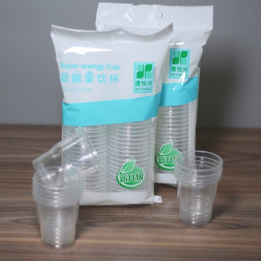 50pcs /Pack 180ml Disposable Cup Transparent PP Thickened Aviation Water Cup